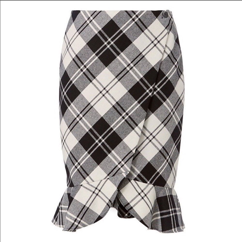 Intermix Plaid Rosina Skirt